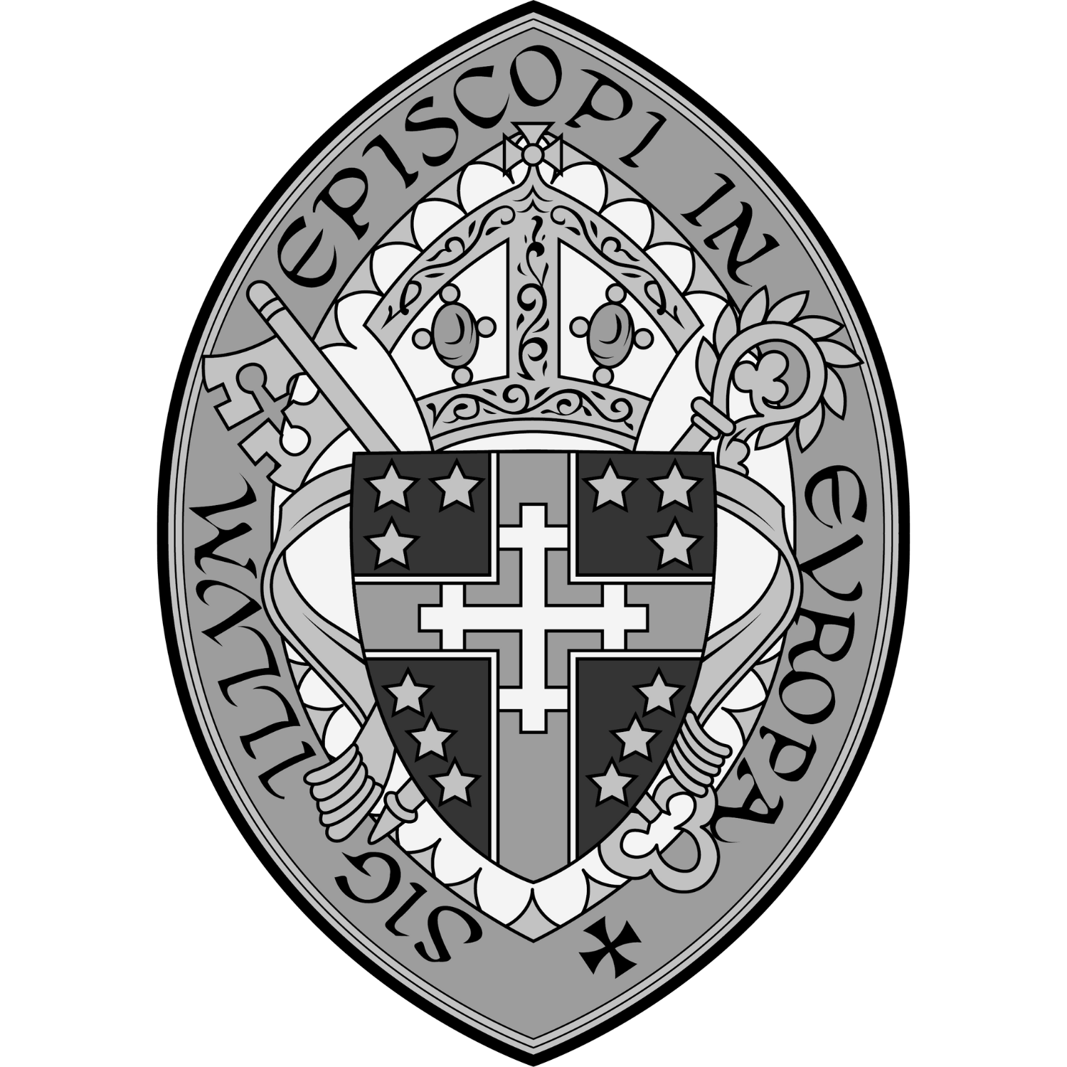 Bishop Seal, BW